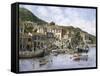 Kokkari Samos, Greece, Fisherman's Corner-Stanton Manolakas-Framed Stretched Canvas