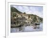 Kokkari Samos, Greece, Fisherman's Corner-Stanton Manolakas-Framed Giclee Print