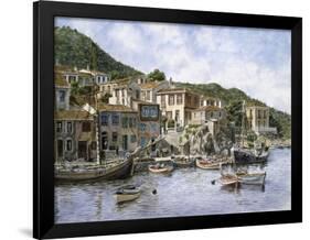 Kokkari Samos, Greece, Fisherman's Corner-Stanton Manolakas-Framed Giclee Print