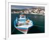 Kokkari Waterfront, Samos, Aegean Islands, Greece-Walter Bibikow-Framed Photographic Print