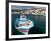 Kokkari Waterfront, Samos, Aegean Islands, Greece-Walter Bibikow-Framed Photographic Print