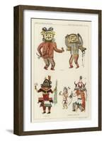 Kokle, Citoto, Sumaikoli and Yaya-null-Framed Giclee Print