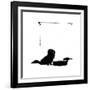Koko the Pekinese Dog with Jack Sparrow-Mary Baker-Framed Giclee Print