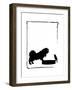 Koko the Pekinese Dog with Jack Sparrow-Mary Baker-Framed Giclee Print