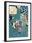 Kokonoe No Hanashi, Tale of the Courtesan Kokonoe. 1860., 1 Print : Woodcut, Color ; 36.8 X 24.9-Utagawa Toyokuni-Framed Giclee Print