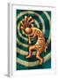 Kokopelli-Lantern Press-Framed Art Print