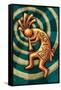 Kokopelli-Lantern Press-Framed Stretched Canvas