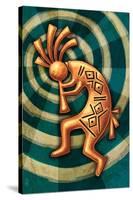 Kokopelli-Lantern Press-Stretched Canvas