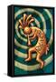 Kokopelli-Lantern Press-Framed Stretched Canvas