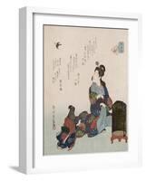 Kokoro No Hana 'Flowers of the Heart'-Yanagawa Shigenobu II-Framed Giclee Print