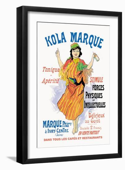 Kola Marque Tonique et Apertif-Jules Ch?ret-Framed Art Print