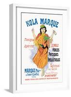 Kola Marque Tonique et Apertif-Jules Ch?ret-Framed Art Print