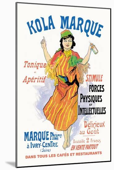 Kola Marque Tonique et Apertif-Jules Chéret-Mounted Art Print