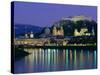 Kollegienkirche, Cathedral and Hohensalzburg Fortress, Salzburg, Austria, Europe-Gavin Hellier-Stretched Canvas