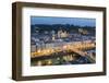 Kollegienkirche (Collegiate Church) at Dusk, Salzburg, Austria-Peter Adams-Framed Photographic Print