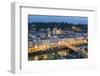 Kollegienkirche (Collegiate Church) at Dusk, Salzburg, Austria-Peter Adams-Framed Photographic Print