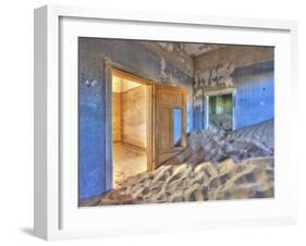 Kolmanskuppe Ghost Town, Luderitz, Namibia, Africa-Josh Anon-Framed Photographic Print