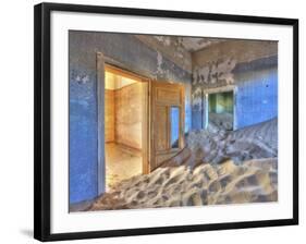 Kolmanskuppe Ghost Town, Luderitz, Namibia, Africa-Josh Anon-Framed Photographic Print