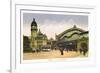 Koln, Am Hauptbahnhof, (Central Statio), 20th Century-null-Framed Giclee Print