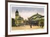 Koln, Am Hauptbahnhof, (Central Statio), 20th Century-null-Framed Giclee Print