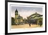 Koln, Am Hauptbahnhof, (Central Statio), 20th Century-null-Framed Giclee Print