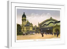 Koln, Am Hauptbahnhof, (Central Statio), 20th Century-null-Framed Giclee Print