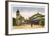 Koln, Am Hauptbahnhof, (Central Statio), 20th Century-null-Framed Giclee Print