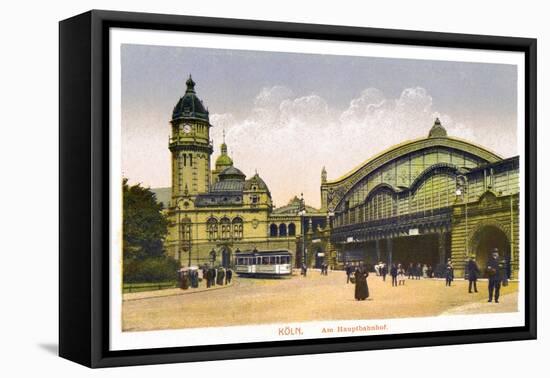 Koln, Am Hauptbahnhof, (Central Statio), 20th Century-null-Framed Stretched Canvas