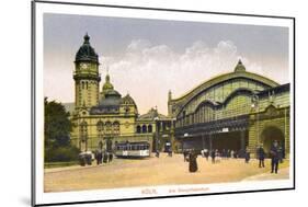 Koln, Am Hauptbahnhof, (Central Statio), 20th Century-null-Mounted Giclee Print