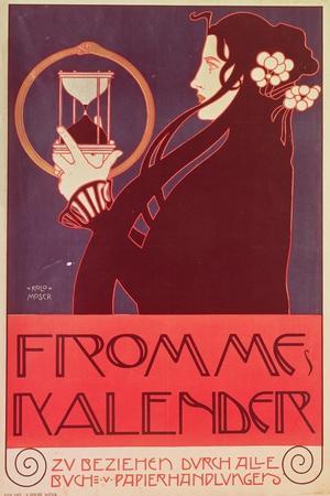 Design for the Frommes Calendar, for the 14th Exhibition of the Vienna Secession, 1902