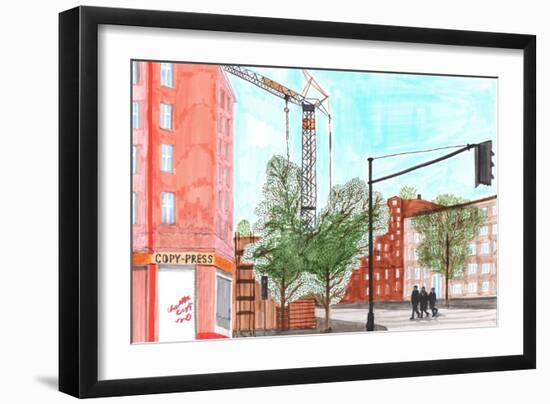 Koloniestraße, 2017-Charlotte Orr-Framed Giclee Print