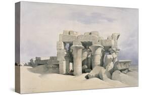 Kom, Ombo-David Roberts-Stretched Canvas