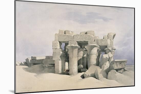 Kom, Ombo-David Roberts-Mounted Giclee Print