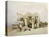 Kom Ombo-David Roberts-Stretched Canvas