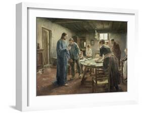 Komm Herr Jesu, Sei Unser Gast, 1885-Fritz von Uhde-Framed Giclee Print