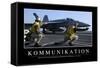 Kommunikation: Motivationsposter Mit Inspirierendem Zitat-null-Framed Stretched Canvas