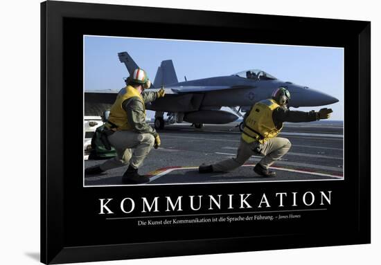 Kommunikation: Motivationsposter Mit Inspirierendem Zitat-null-Framed Photographic Print