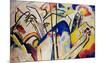 Komposition 4 ,1939-Wassily Kandinsky-Mounted Art Print