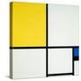 Komposition Mit Blau Und Gelb, 1931-Piet Mondrian-Stretched Canvas