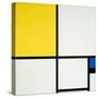 Komposition Mit Blau Und Gelb, 1931-Piet Mondrian-Stretched Canvas