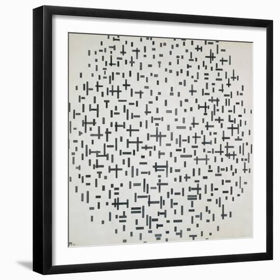 Komposition Mit Linien, 1916-Piet Mondrian-Framed Giclee Print