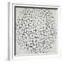 Komposition Mit Linien, 1916-Piet Mondrian-Framed Giclee Print