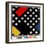 Kompozycja XV (Composition Xv) Painting by Theo Van Doesburg (1883-1931) 1925 Museum Sztuki Lodz Po-Theo Van Doesburg-Framed Giclee Print