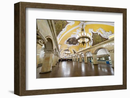 Komsomolaskaya Metro Station, Moscow, Russia, Europe-Miles Ertman-Framed Photographic Print