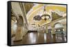 Komsomolaskaya Metro Station, Moscow, Russia, Europe-Miles Ertman-Framed Stretched Canvas