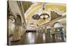 Komsomolaskaya Metro Station, Moscow, Russia, Europe-Miles Ertman-Stretched Canvas