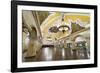 Komsomolaskaya Metro Station, Moscow, Russia, Europe-Miles Ertman-Framed Photographic Print