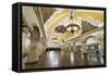 Komsomolaskaya Metro Station, Moscow, Russia, Europe-Miles Ertman-Framed Stretched Canvas