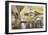 Komsomolaskaya Metro Station, Moscow, Russia, Europe-Miles Ertman-Framed Photographic Print