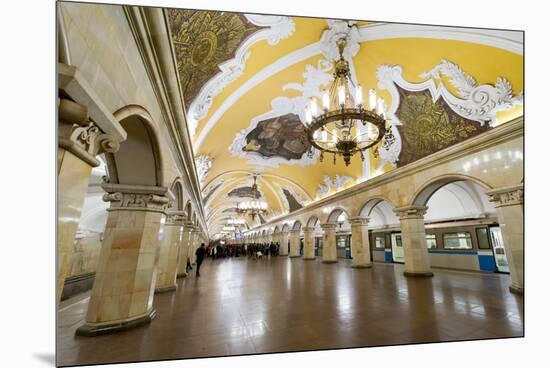 Komsomolaskaya Metro Station, Moscow, Russia, Europe-Miles Ertman-Mounted Premium Photographic Print